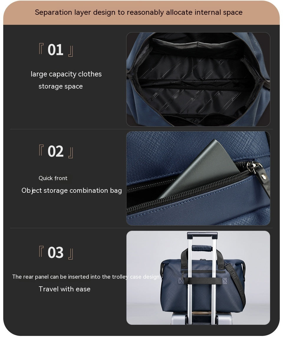 B.READY Men's Gym Bag Outdoor Portable High Quality