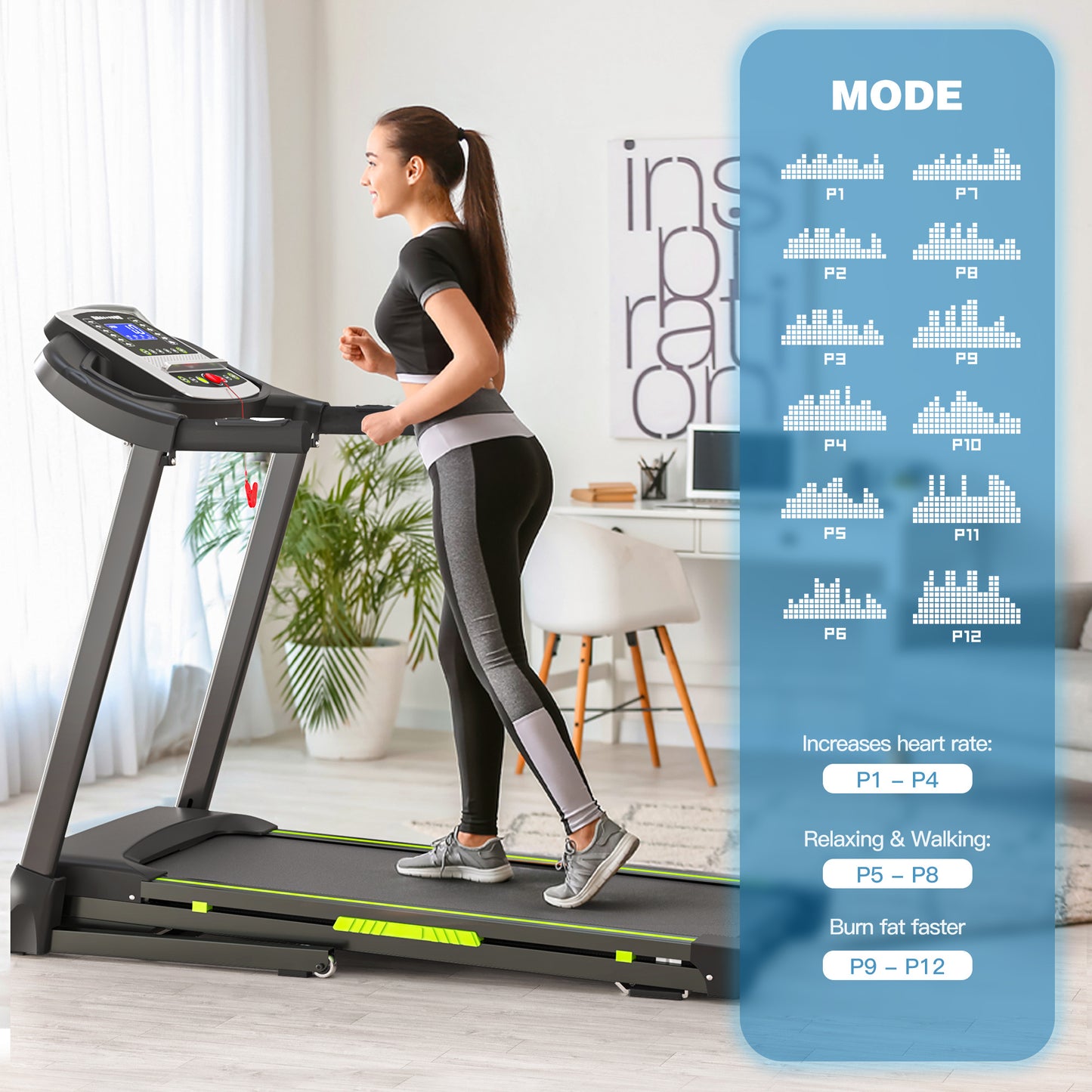 B-READY 2026 Modell Smart Treadmill JK43-1A incl. Course