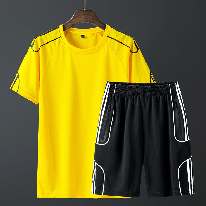 B-READY 
Unisex Short sleeved sportswear shorts suit