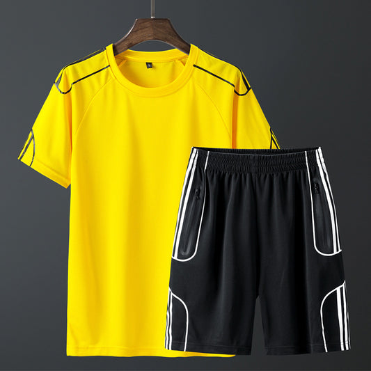 B-READY 
Unisex Short sleeved sportswear shorts suit