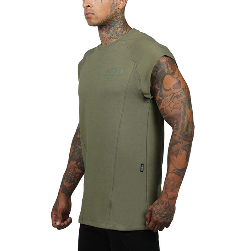 Printed training quick-drying gym suit short sleeves