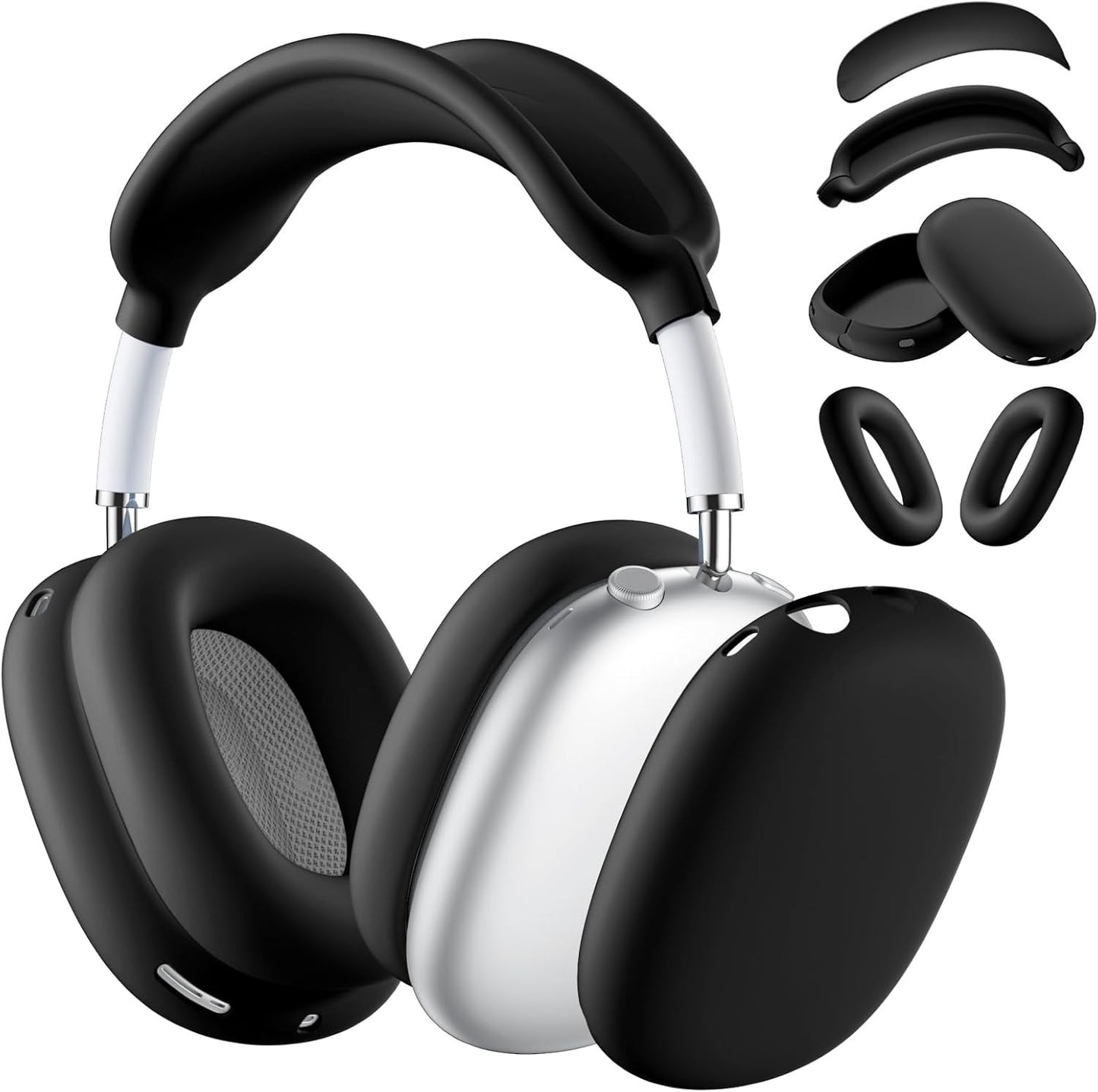 B-READY Gym Sport Running Fitness Headphone Head-mounted Bluetooth With Mic Noise-canceling Bass Boost new Model 26 Earphone Case Silicone Earphone Case Bluetooth Headphone Case Head-mounted Protective Case