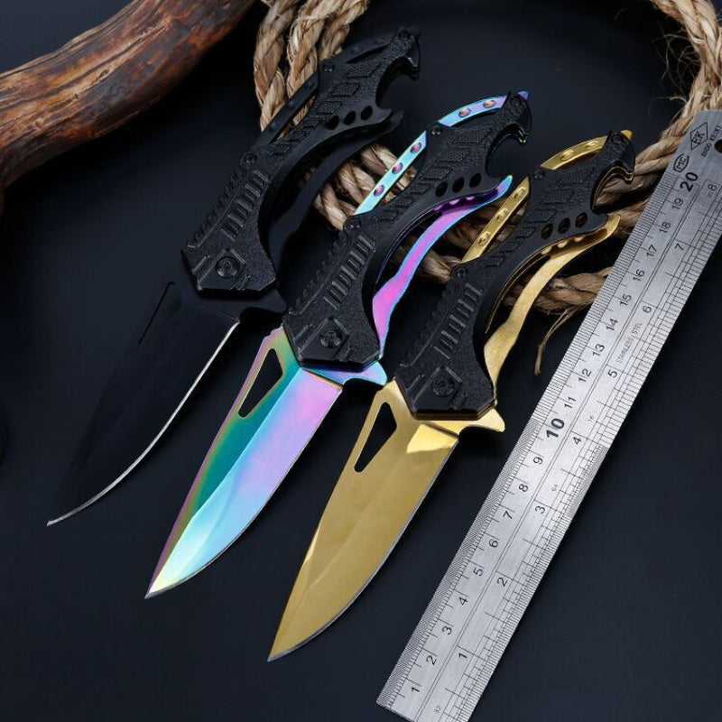 B-READY Folding Knife Outdoor Survival Tactical Pocket Blade Camping Hiking Hunting Fishing Tools B-PREPARED 2026