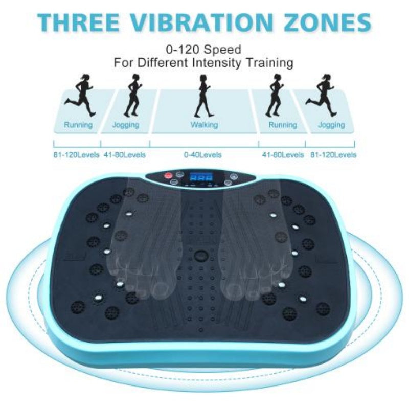 B-READY Vibrationsplatte Fitnessgerät Ganzkörpertraining Vibrierende Fitnessplattform Heimtrainingsgerät zur Gewichtsabnahme und Körperformung