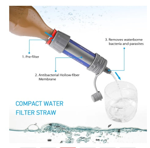 B-READY Mini Portable Outdoor Straight Drinking Water Filter B-PREPARED 2026