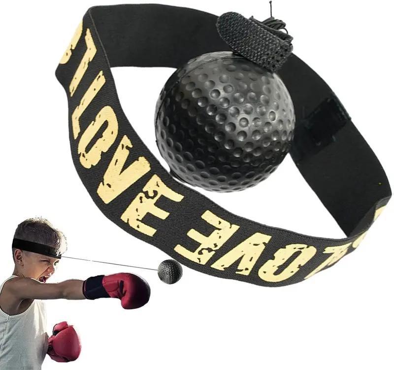 B-READY Boxing Reaction Ball Training Set With Adjustable Headband Improves Hand-Eye Coordination And Punching Accuracy Portable And Durable Suitable For Beginners And Experienced Boxers