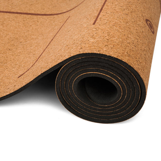 B-READY Cork Yoga Mat Yoga Matte  I LOVE APICHAYA