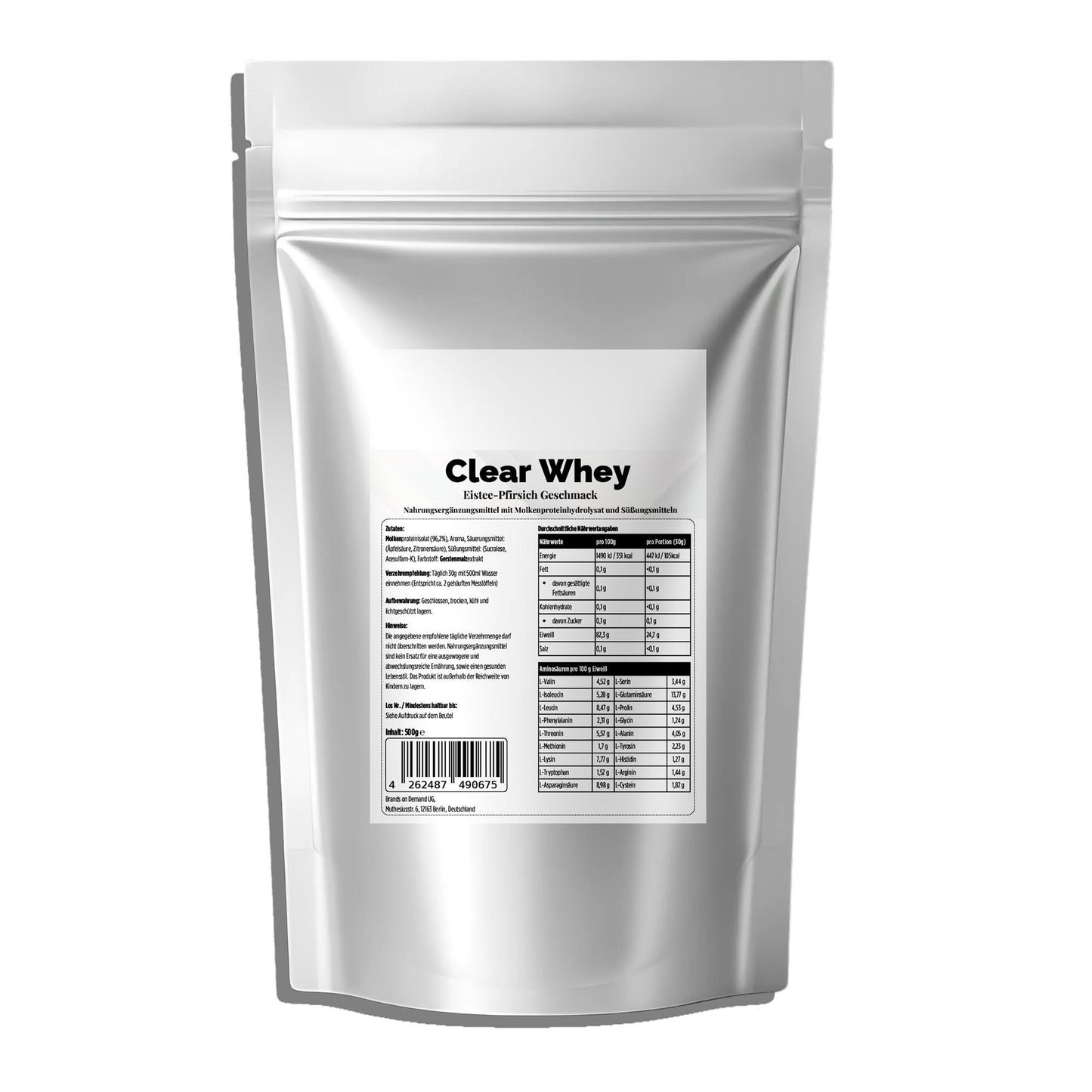 Clear Whey Protein Eistee Pfirsich - 500g