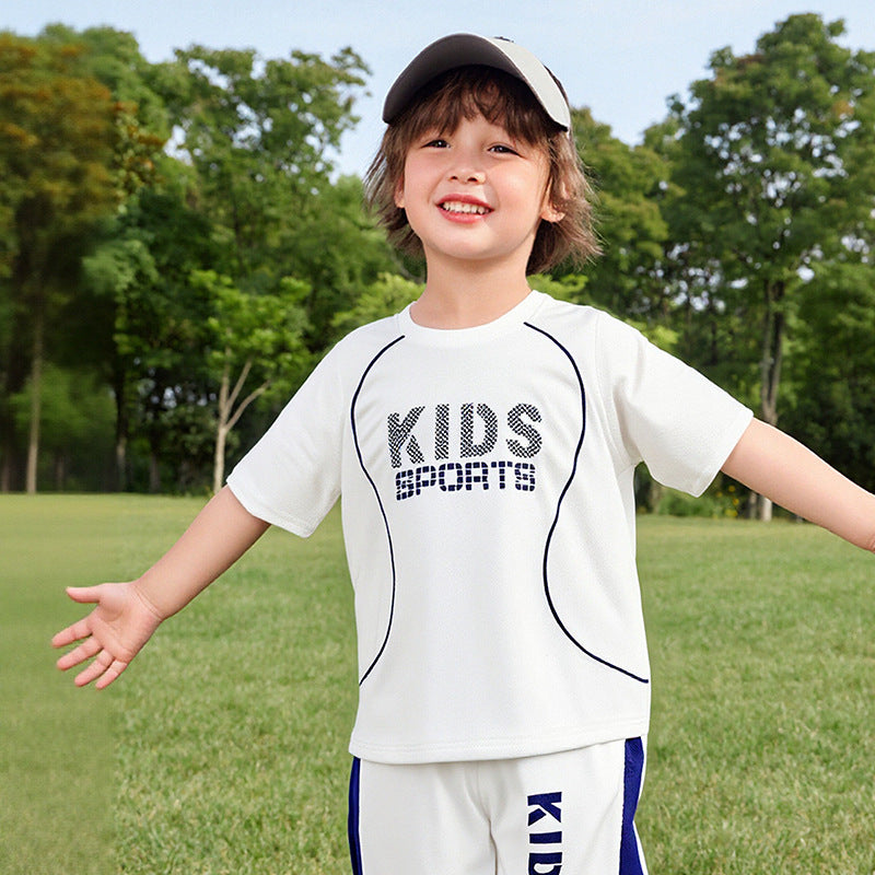 B-READY Children Short-sleeved Uniform Sportswear Set Unisex
