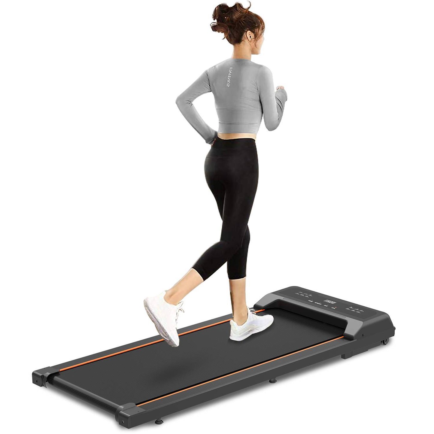 B-READY Smart Ai Walking Pad Under Desk Treadmill LED Display And Remote Control Portable Treadmill inclusive Course