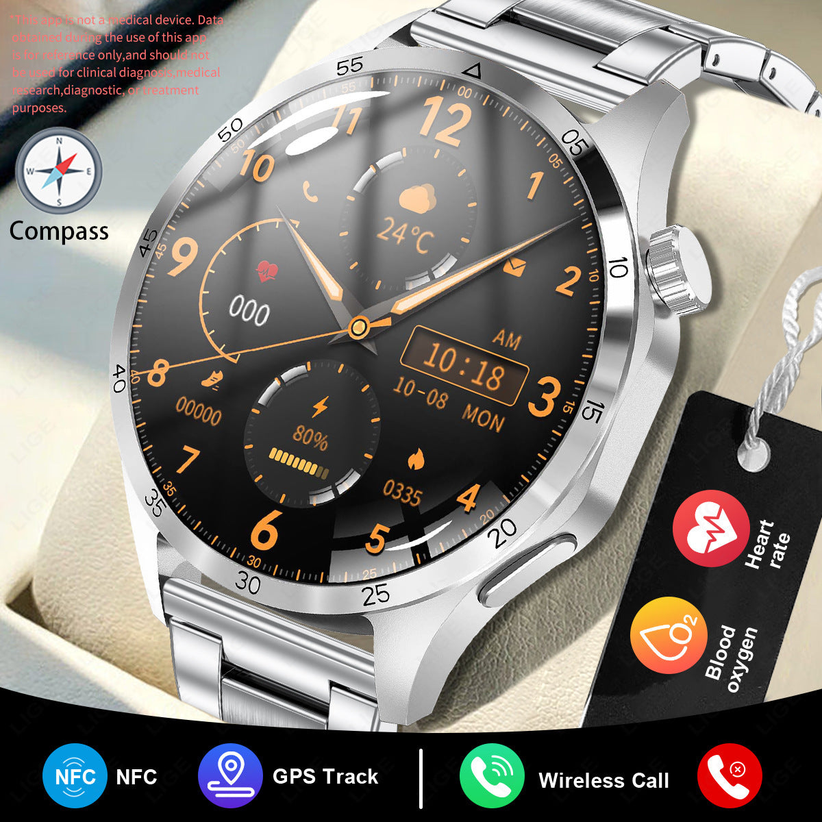 B-READY Ai Sport Smart Watch Bluetooth Calling Waterproof Gift Box