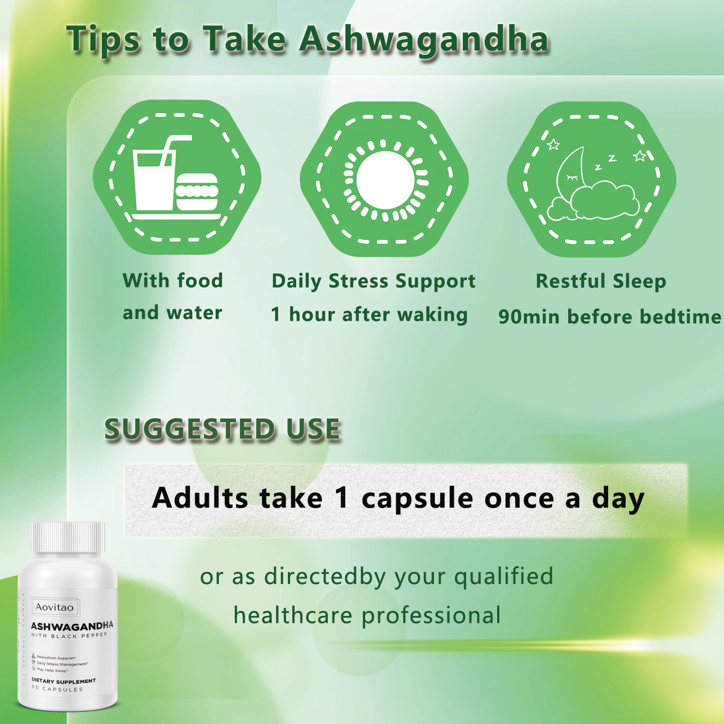 B-READY Ashwagandha Supplements Capsules Vegan Stress Relief Immune Support Supplement Balanced Energy Levels And Mood Organic high Dosis