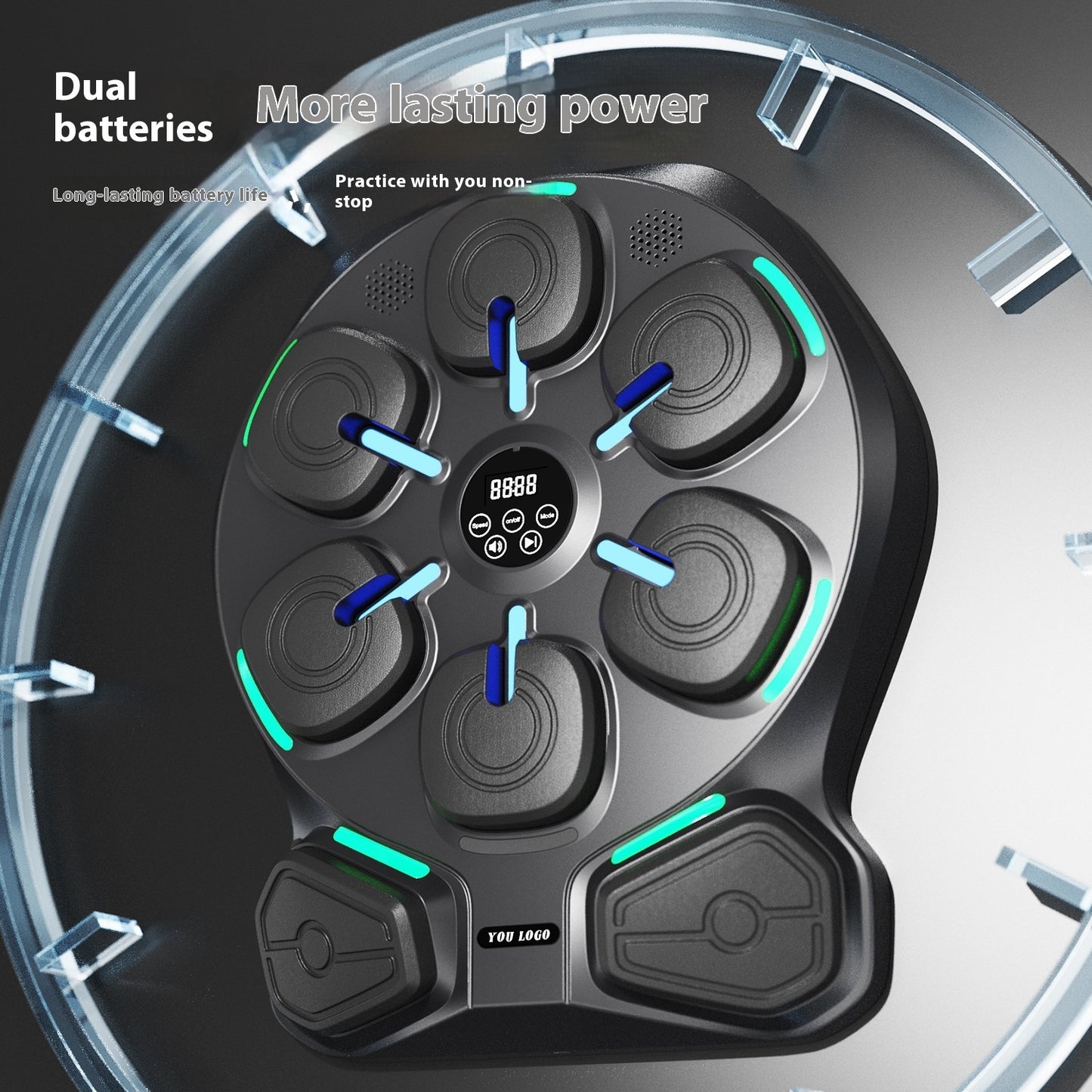 B-READY Smart Music Boxing Machine Home Boxing Target Bluetooth Gift Idea Birthday Christmas