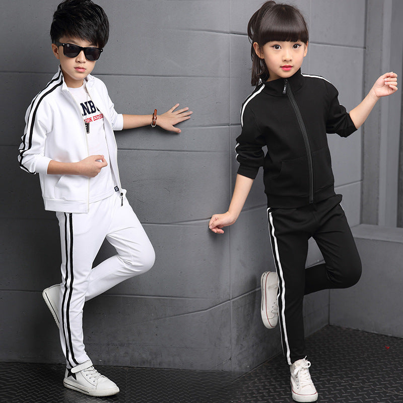 B-READY Men's and girls' suits new white sportswear