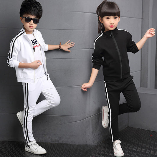 B-READY Men's and girls' suits new white sportswear