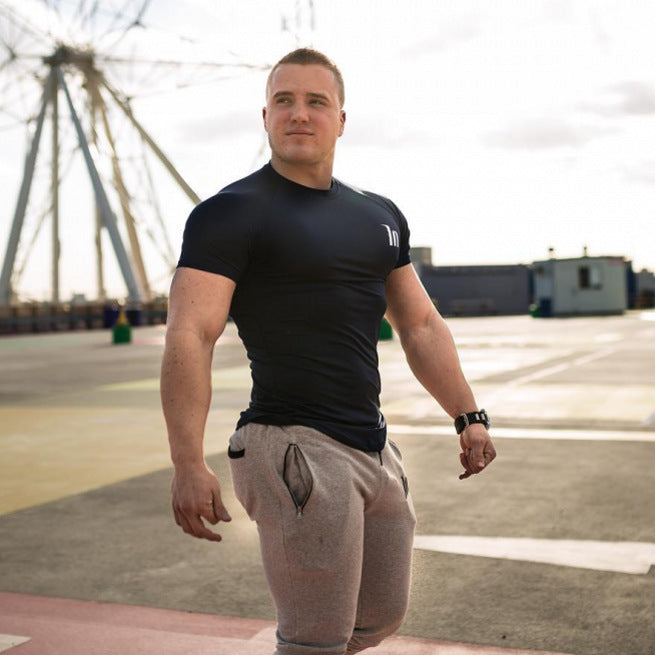 B-READY Quick dry tight Sport Short Sleeves no sweat no Smell