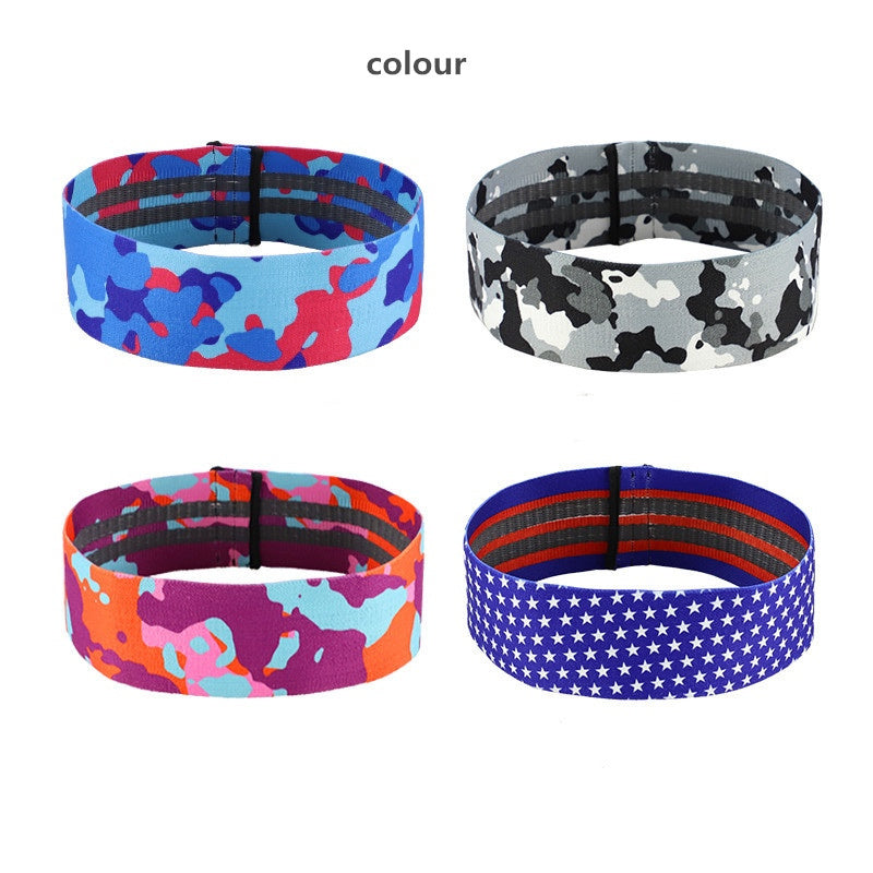 B-READY Anti-slip yoga camouflage color resistance band