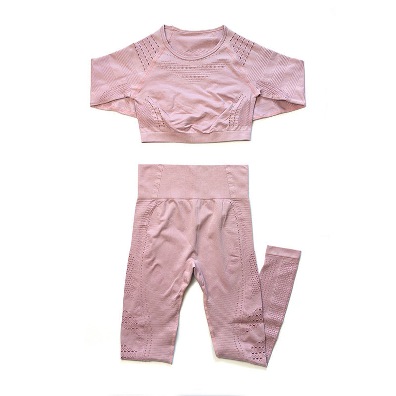 B-READY 
Woman Seamless yoga gym suit