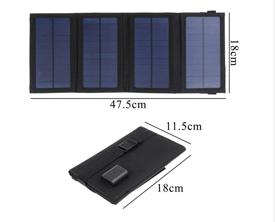 B-READY Outdoor 8W folding solar charger Direct charging collapsible solar package Off-road emergency mobile power supply B-PREPARED 2026
