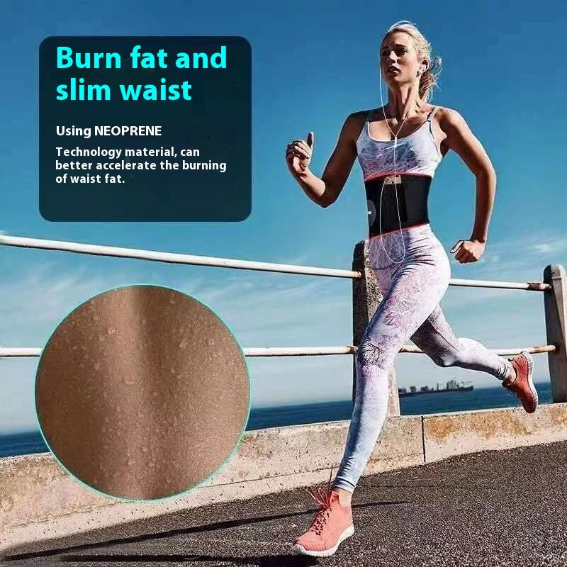 B-READY Fat Loss Violently Sweat Waistband Exercise Fitness Belly Contracting Weight Loss Waist Support Trainer