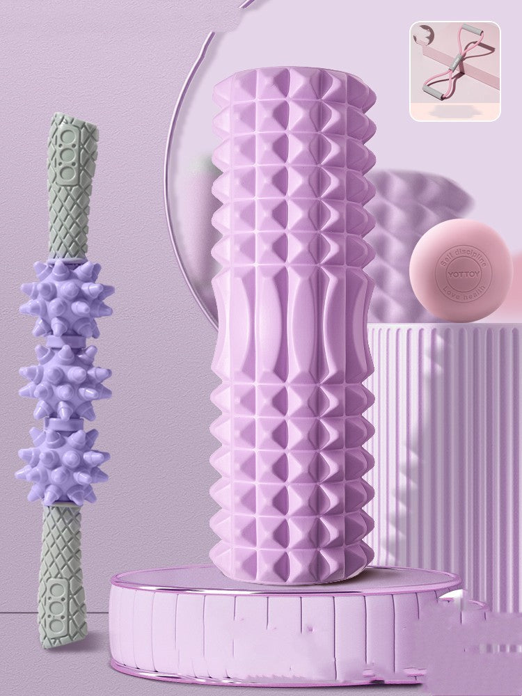 B-READY 26 Foam Shaft Roller Mace Yoga Supplies Massage Shaft Yoga Post including 12 Month Yoga Course