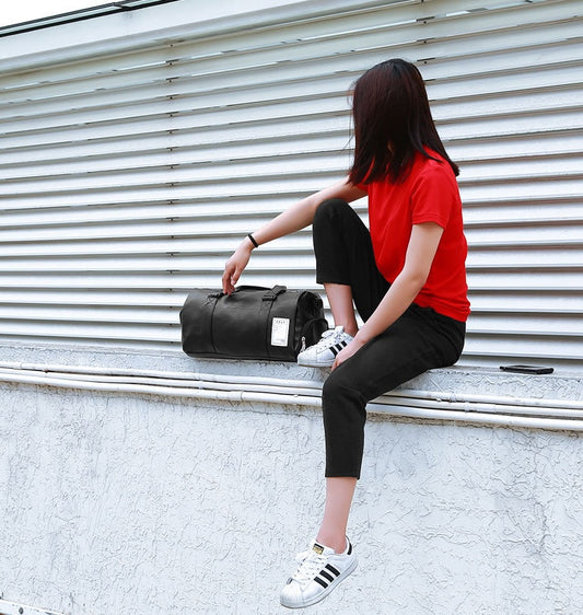 B-READY All Black Gym Sport Fitnesstasche Unisex