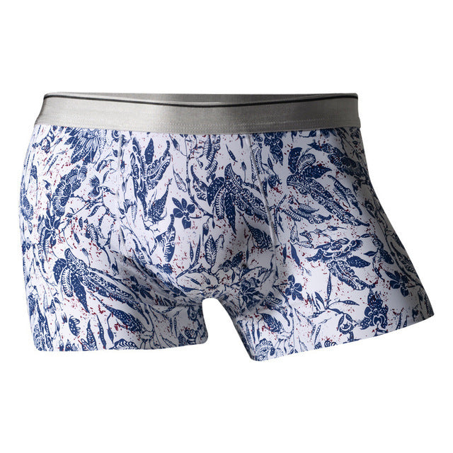B-READY Underpants Man Ice Silk Men Underwear Boxer Shorts Seamless