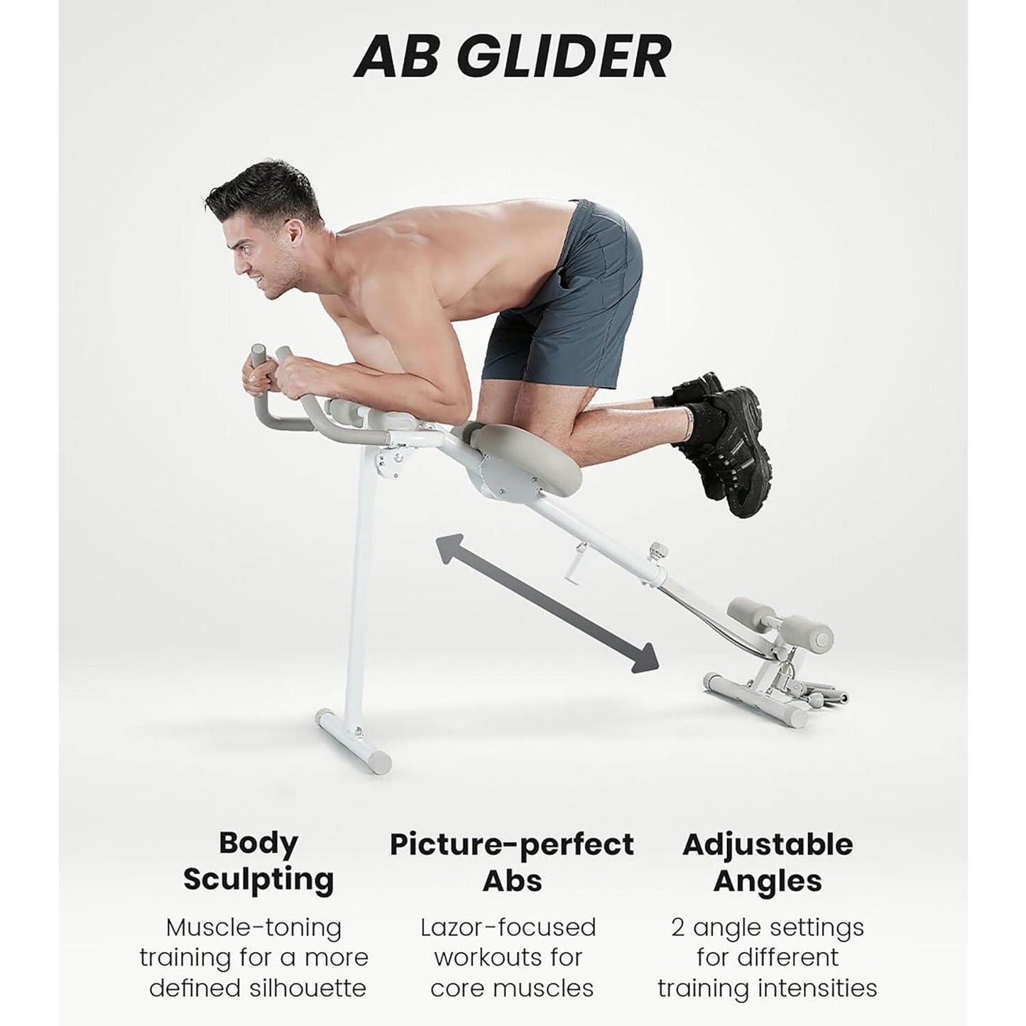 B-READY Pro Max Home Gym 4-in-1 Fitness Equipment Rowing Machine, Leg Press, Abdominal Glide, Roman Chair, Fitness Equipment For Abdominal And Core Strength Training