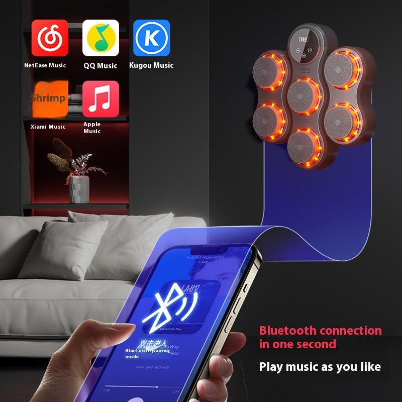 B-READY Smart Home Music Boxing Machine Adjustable Response Training Equipment