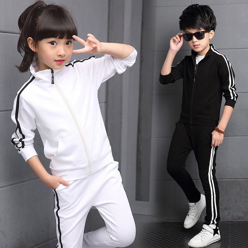 B-READY Men's and girls' suits new white sportswear