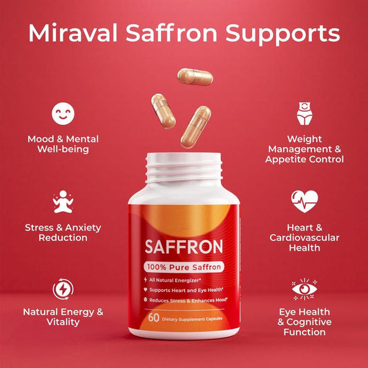 B-READY Saffron Capsules Vitamin Dietary Supplement Capsules