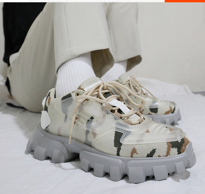 B-READY Paar Unisex-Schuhe mit dicker Sohle, Camouflage, Sport, neues Modell, limitierte Auflage 2026