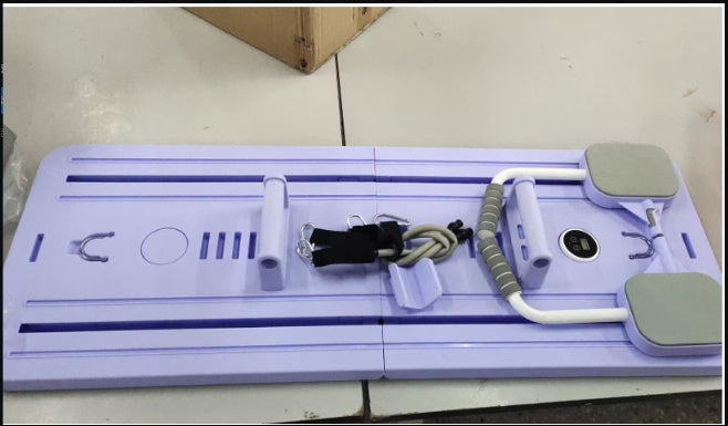 B-READY Home Multifunctional Fitness Board Flat Support Chest And Abdominal Muscle Equipment Household Abdominal Wheel Pilates