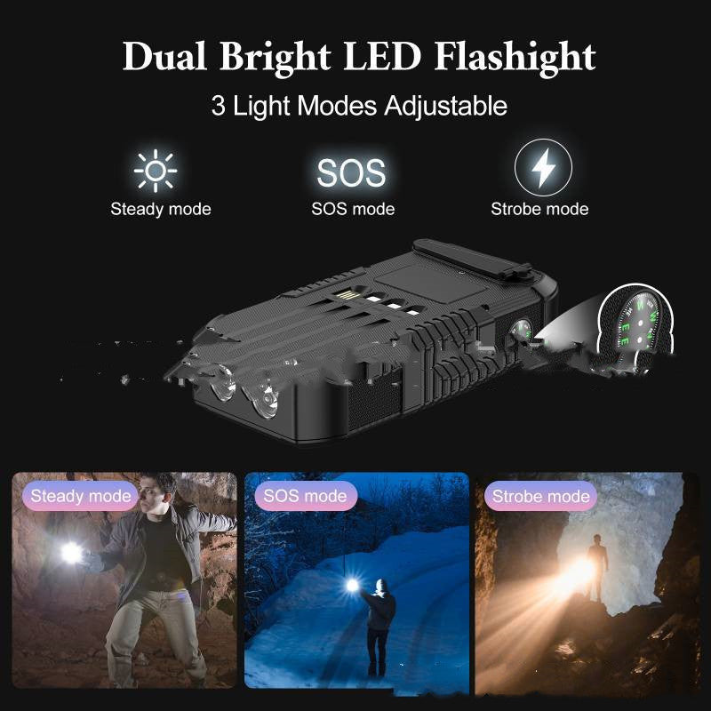 B-READY Solar Portable Power Source Large Capacity Hand Charger B-PREPARED 2026