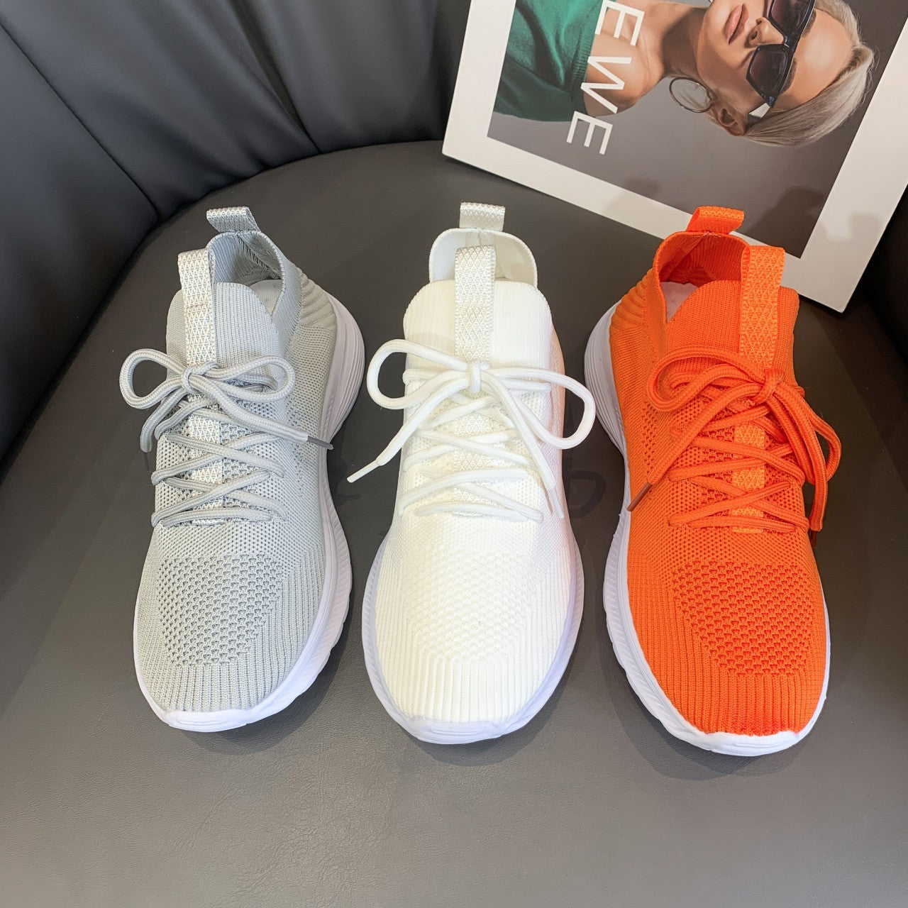 B-READY 
Women's Fashionable Mesh Breathable Running Shoes