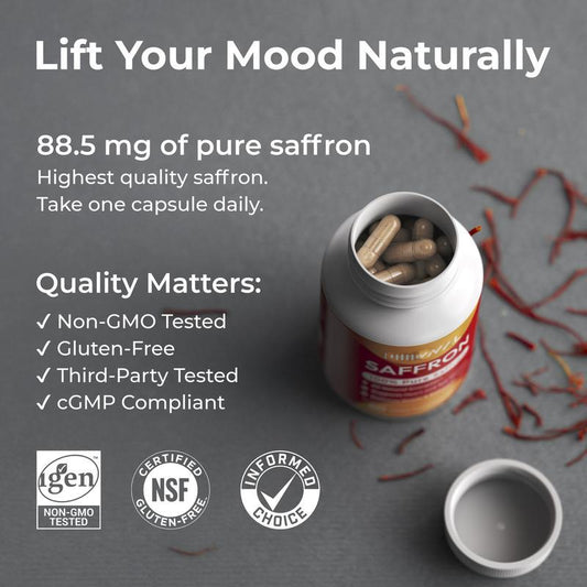 B-READY Saffron Capsules Vitamin Dietary Supplement Capsules