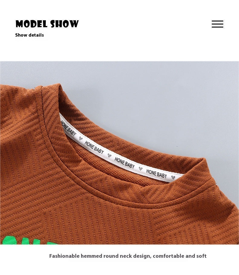 B-READY Children's Vest Suit Western Style Loose Children's Clothing