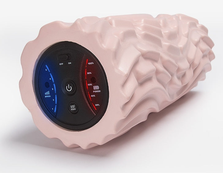 B-READY USB Elektrische Massage Yoga Massagegerät Muskelkater Schmerzen Entspannen Ofenrohr Vibration Akupressur Massagesäule Schaumstoffrollenblock 