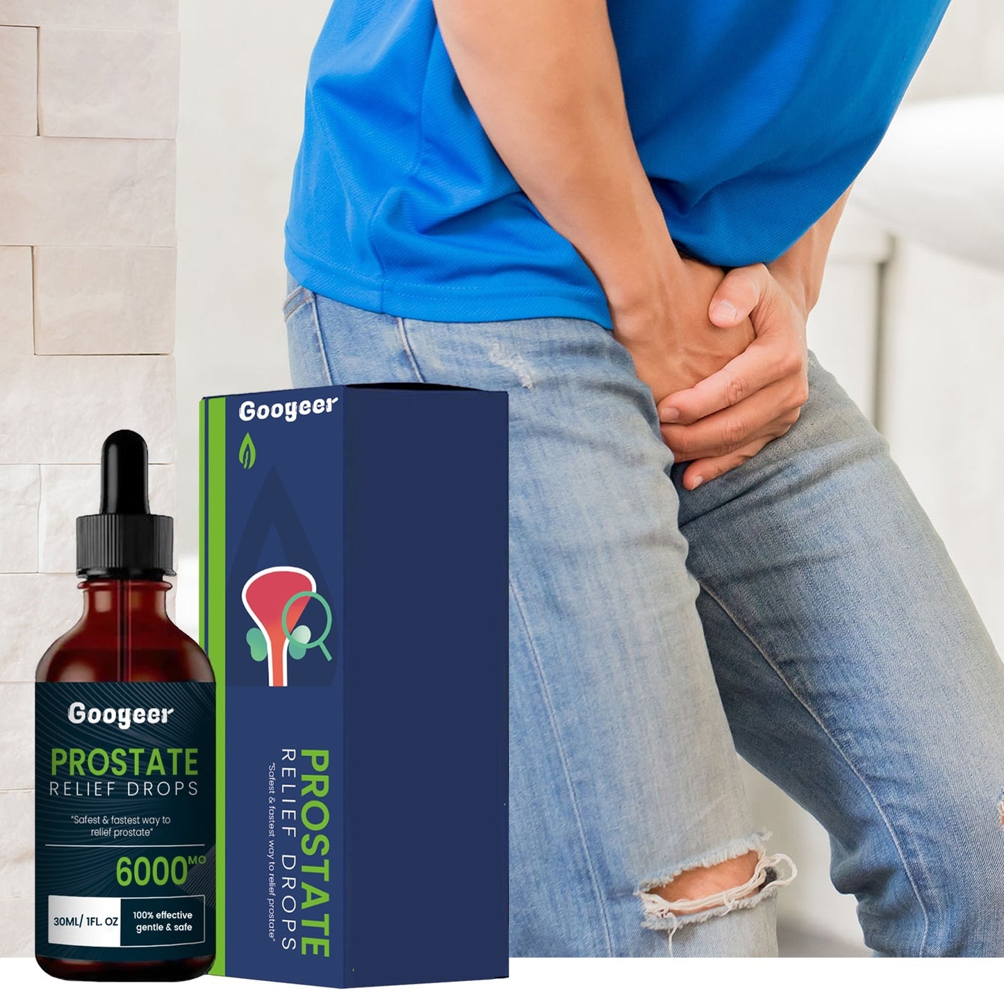 B-READY Relieve Men's Discomfort Strong Vitality Body Massage Treatment Oil B-READY WELLNESS