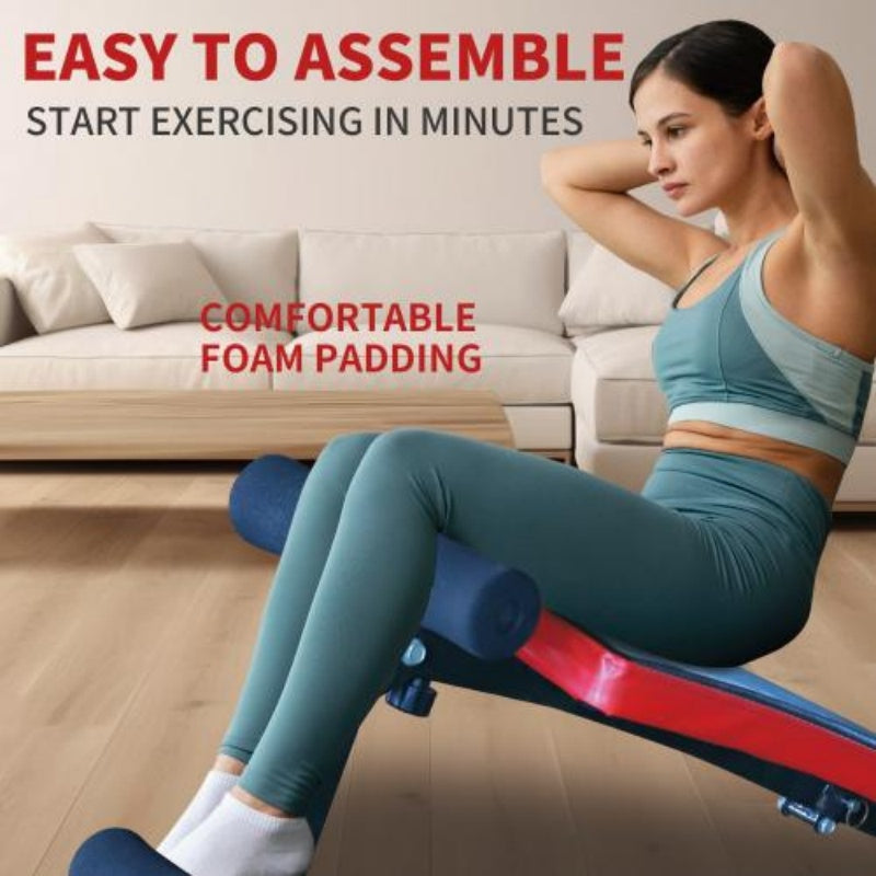 B-READY Home Gym Multifunctional Adjustable Strength Training Foldable Sit-up Fitness Bench