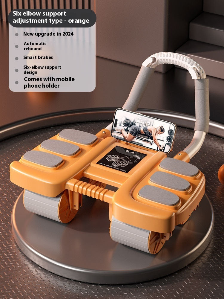 B-READY Intelligent Four-wheel Abdominal Wheel Automatic Rebound Elbow Support incl. Course