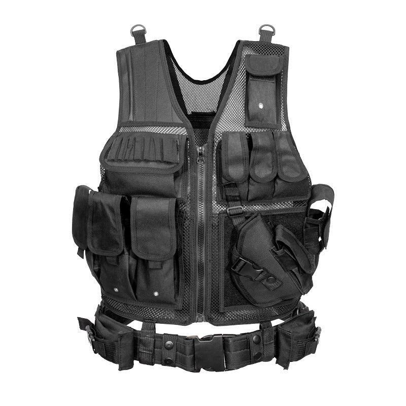 B-READY Equipped with tactical vest and vest stab safe Anti Robbery Military workouts  B-PREPARED
