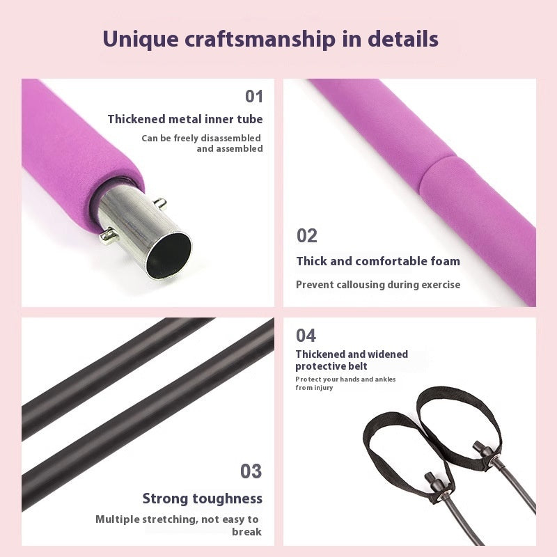 B-READY Home Gym Yoga Tension Bar Fitness