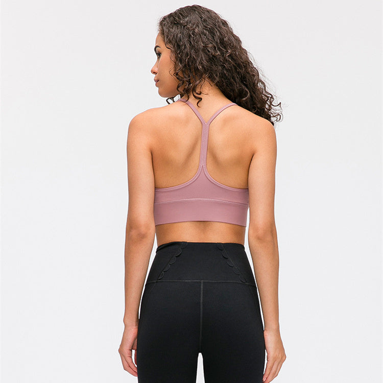 B-READY 
Woman hollow back gym yoga sport pilates bra