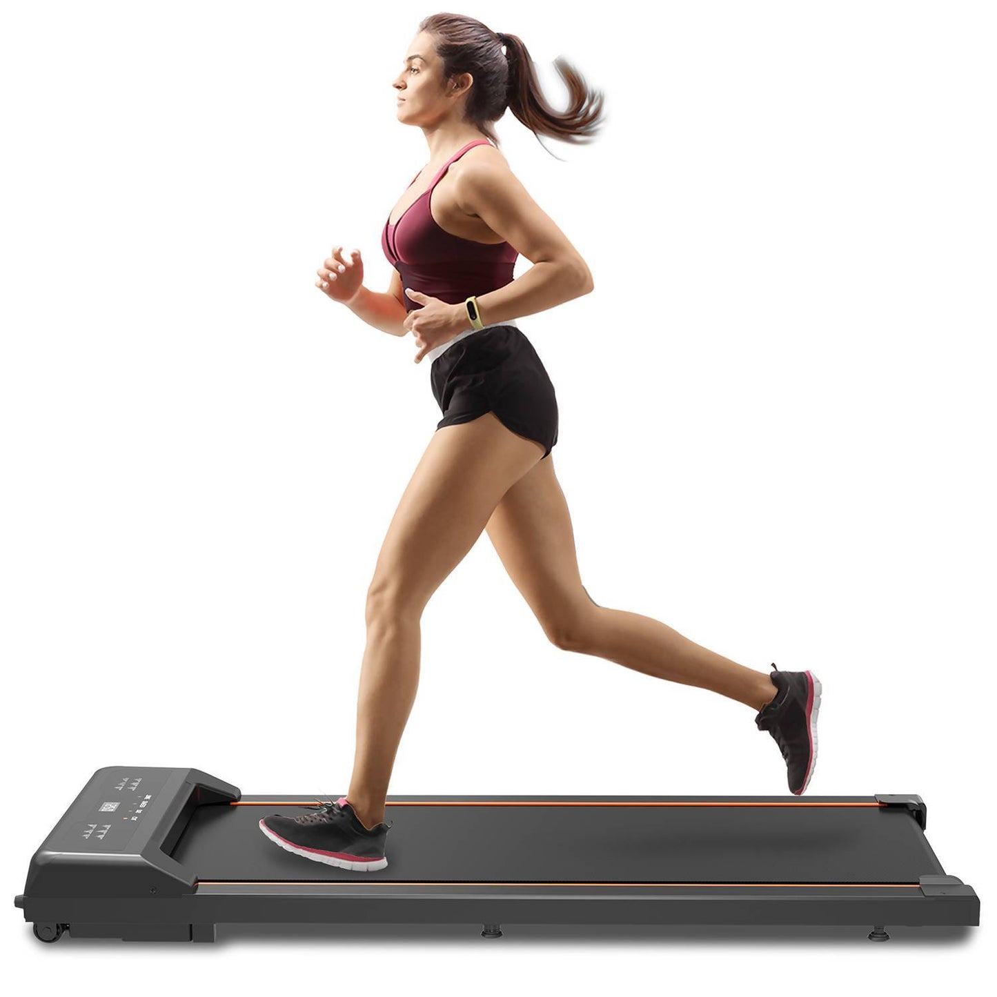 B-READY Smart Ai Walking Pad Under Desk Treadmill LED Display And Remote Control Portable Treadmill inclusive Course