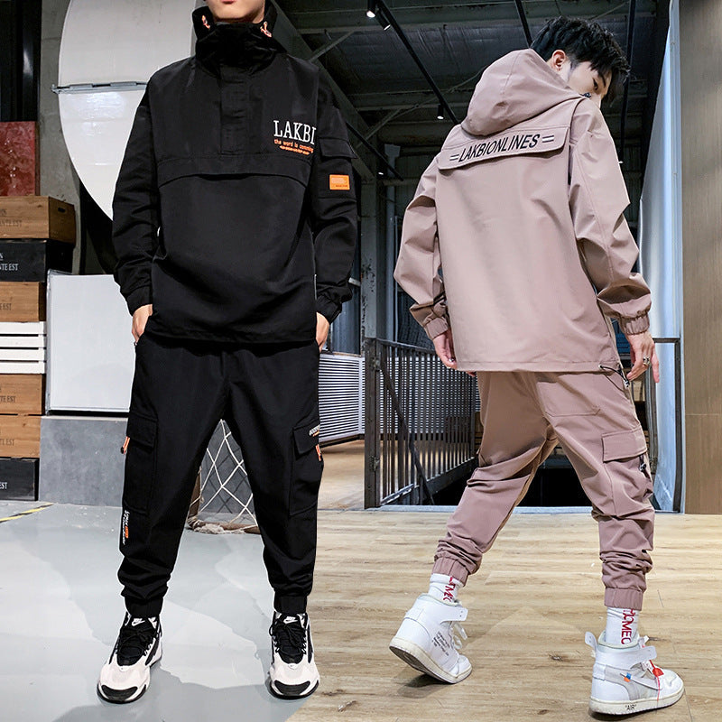 B-READY Gym Fitness Sport Two-piece unisex Men's sweater sportswear oversize Style Set 2pcs