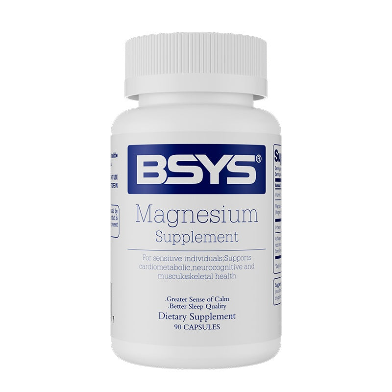 B-READY BSYS Magnesium Supplements Sleep & Anxiety Relief Aid  Muscle Relaxation Support  Heart Health & Blood Sugar Balance Formula  Cognitive Function Enhancement  Nighttime Wellness Supplement
