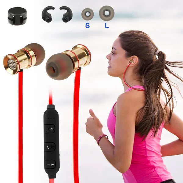 B-READY Gym Sport Headsets Kabellos V4.1 In-Ear-Stereo-Kopfhörer Schweißfeste Lauf-Ohrhörer neues Modell 2026