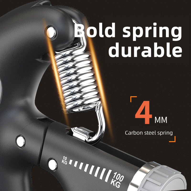 B-READY Smart Counting Grip, 10–100 kg, Griff, freie Einstellung, professionelles Handtraining, Armmuskeltraining, Fitnessgeräte, Fitness-Tools, Fitnessstudio