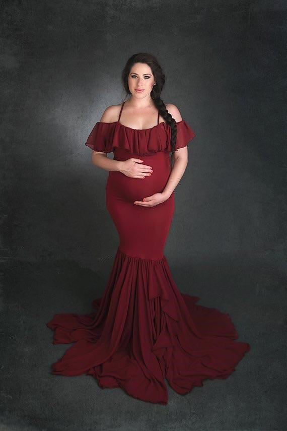 B-READY Pregnant woman lace dress